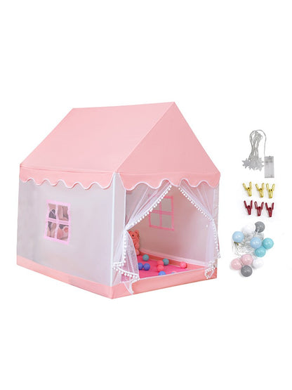Assembly Tent with Metal Frame Kids Indoor Play Tent for Boys & Girls
