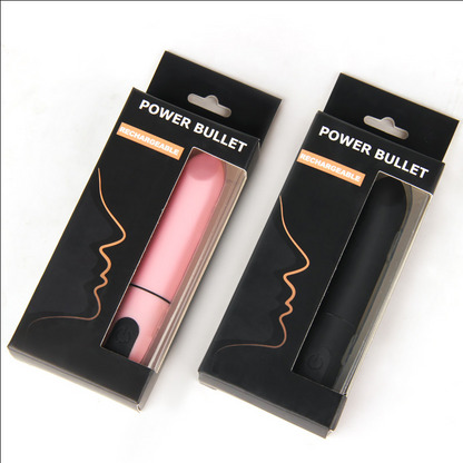 Women Mini powerful Bullet Shape 10 Speed Vibrating Remote Massage Rechargeable