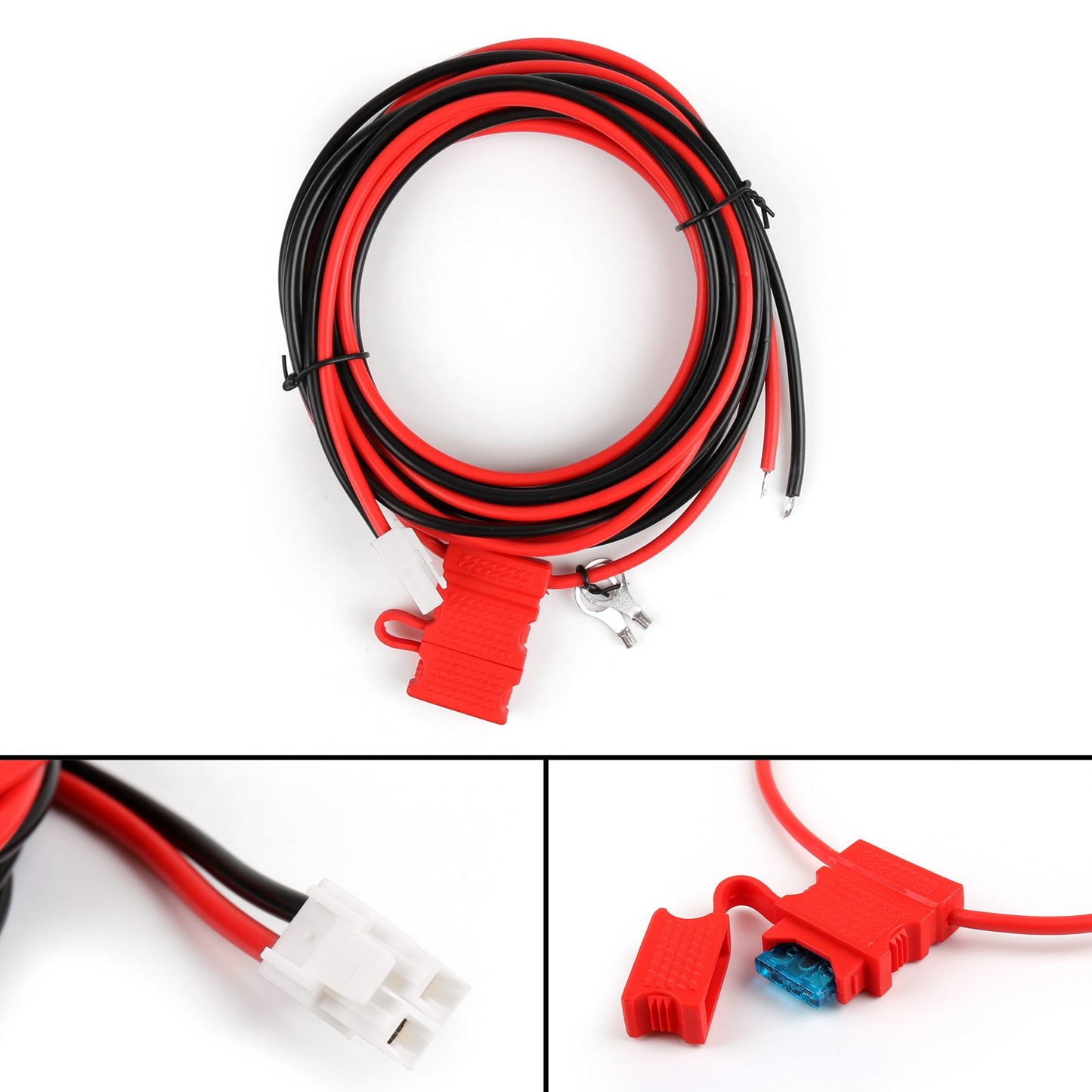5Pc 12V DC Power Cable Cord For Hytera HYT MD780 MD650 Radio 3m Mobile Radio