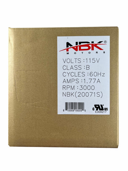 Solid Spare NBK 20071S Stove Convection Fan Distribution Blower Motor For Breckwell A-E-033A