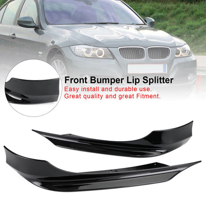 Front Bumper Lip Splitter Spoiler Fit BMW 3 Series E90 2008-2012 LCI PP*