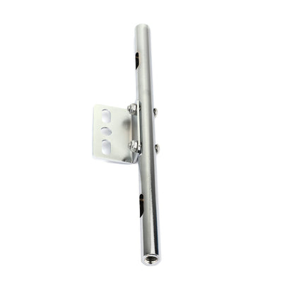 Universal Moto Front Turn Signal Spot Light Bar Mount Bracket Clamp Chrome