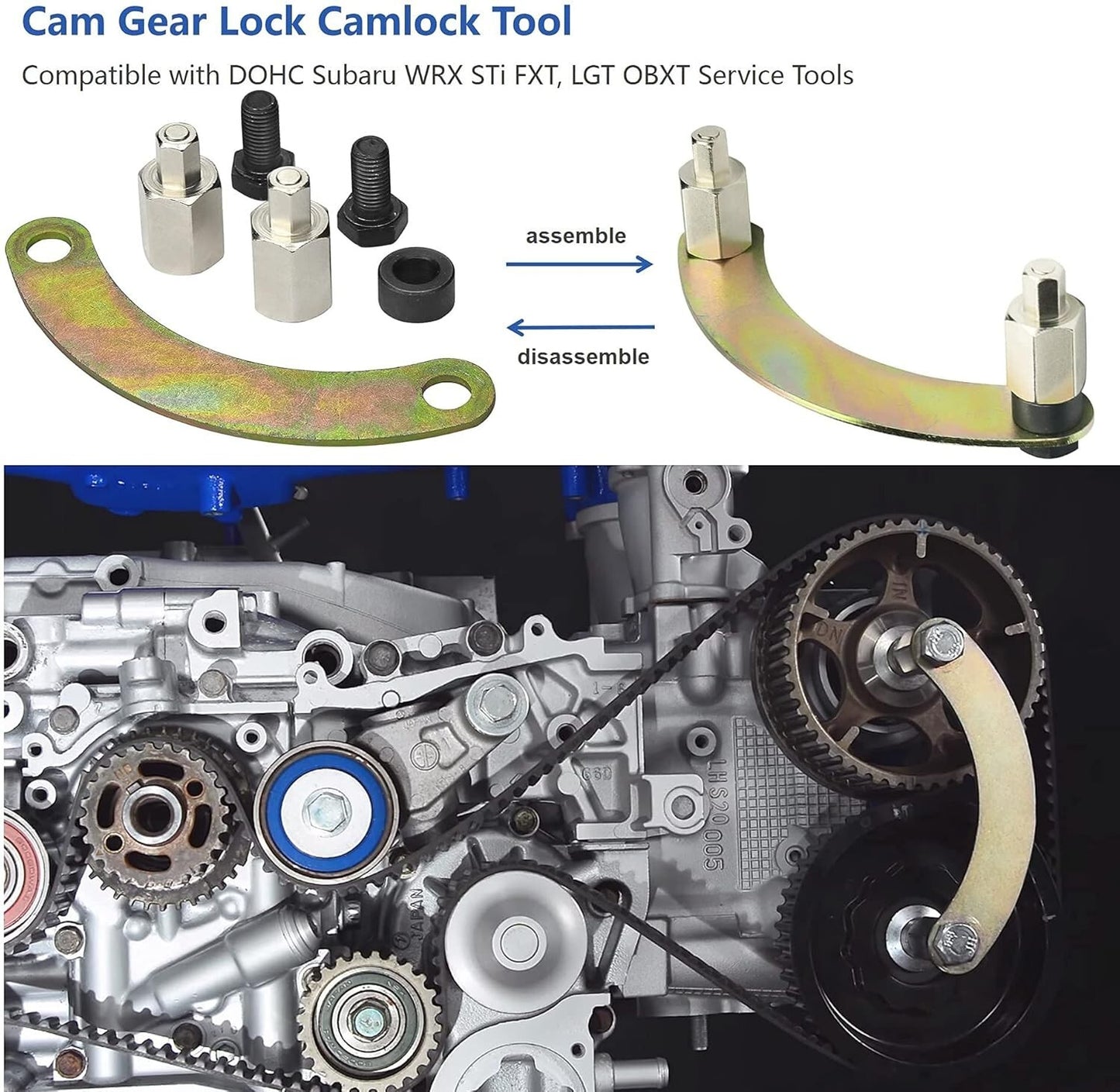 Cam Gear Lock Camlock Tool Fit For DOHC Subaru WRX STi FXT LGT OBXT US