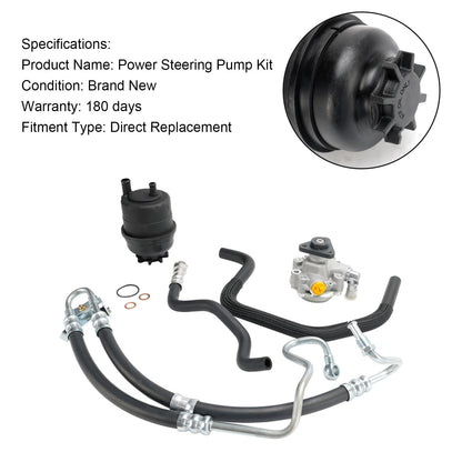 Power Steering Pump Kit Fit BMW E46 320i 323i 325i 328Ci 328i 330i 2001-2005 04
