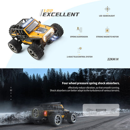 Wltoys 22201 1/22 Crawler 22km/h Brushed 2.4GHz Crawler 2WD Remote Control Car