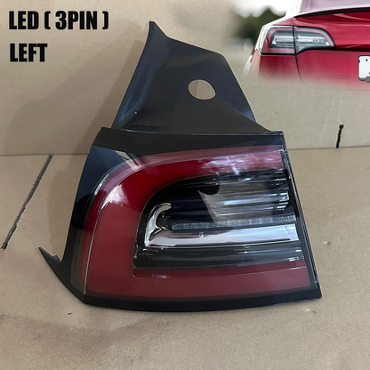 3pin For 2017-2023 Tesla Model 3 LED Outer Rear Tail light Lamp Left Driver Side