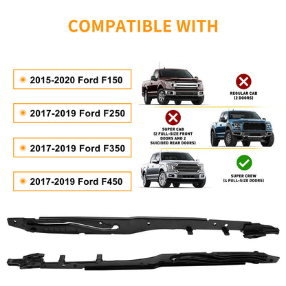 Sunroof Track Guide Rails Repair Kit Left ＆ Right for 15-24 Ford F150 Expedition
