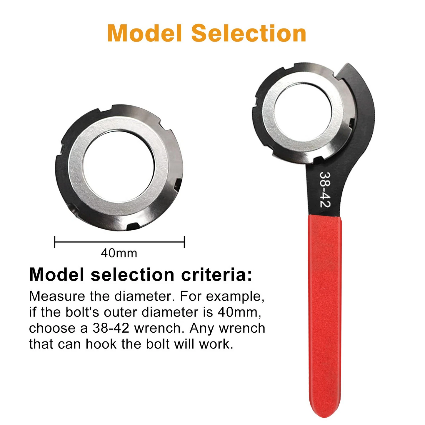5x Coilover Spanner Wrench Set Adjustable C-Shape Shock Spanner Hook Wrench Tool