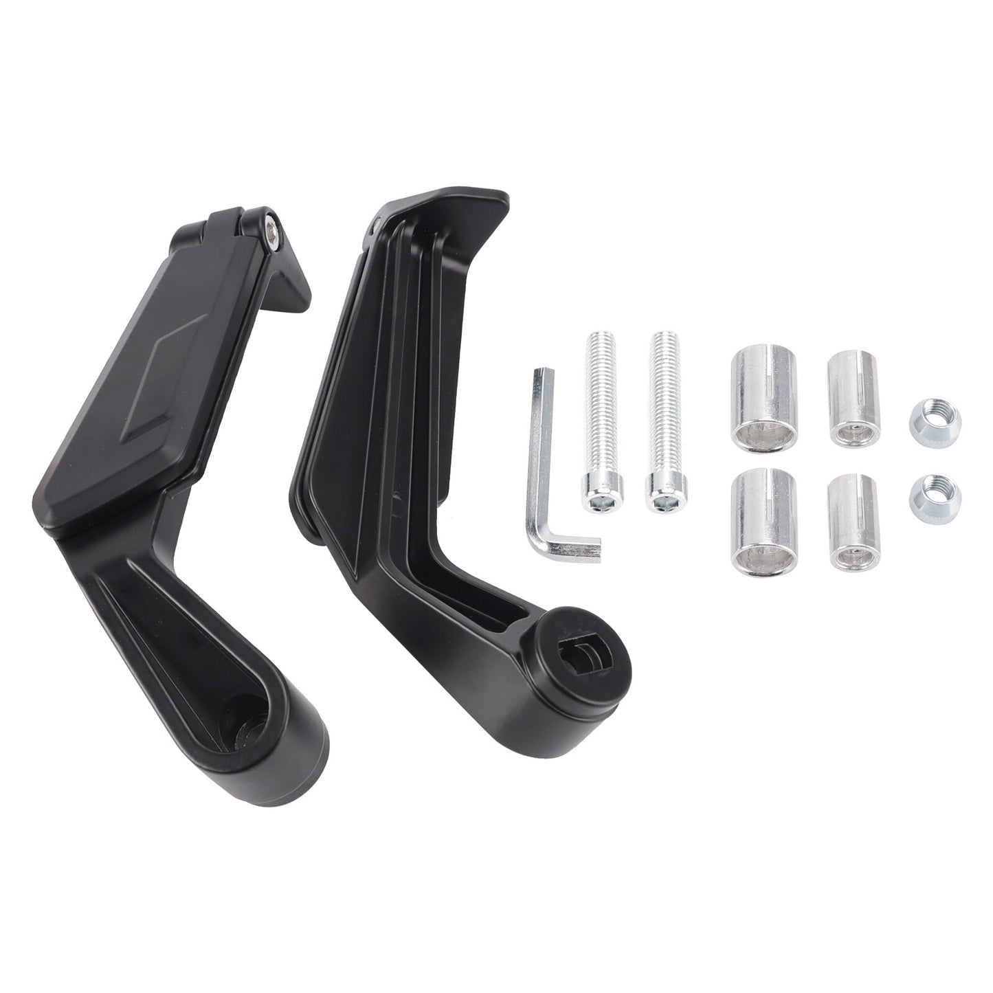 Pair Lever Guard Protection with Folding Handlebar Mirrors Mini Motorcycle 22mm