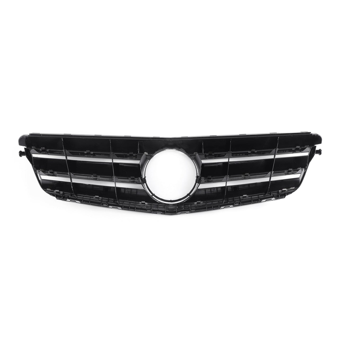 LED Black Chrome Front Grill Grille Fits Benz C Class W204 C300 C350 2008-2014·