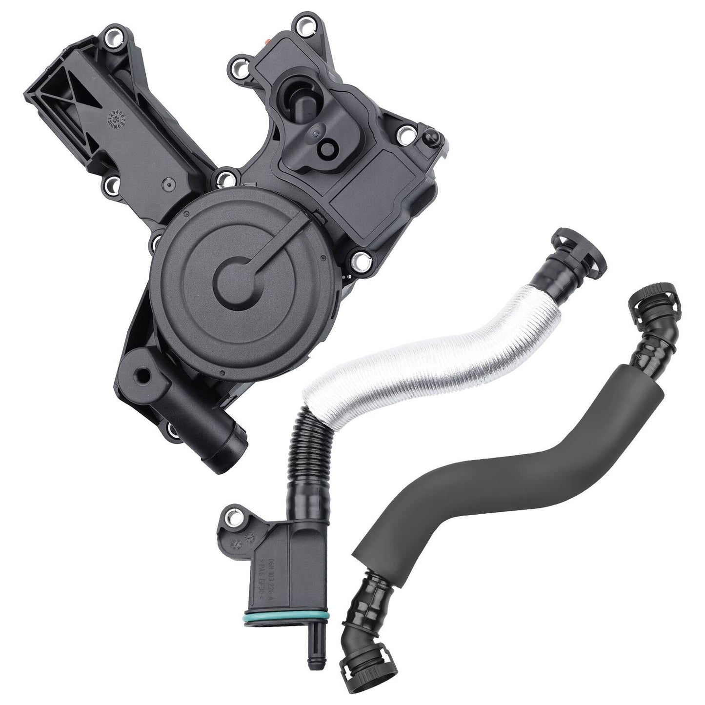 PCV Valve Crankcase Vent Oil Separator Kit For Audi A3 A4 A5 VW CC 06H103495AH