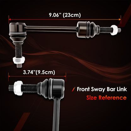 K750996 Front Sway Bar Link Kit Fit 2019-24 Dodge Ram 1500 Stabilizer Links 2Pcs