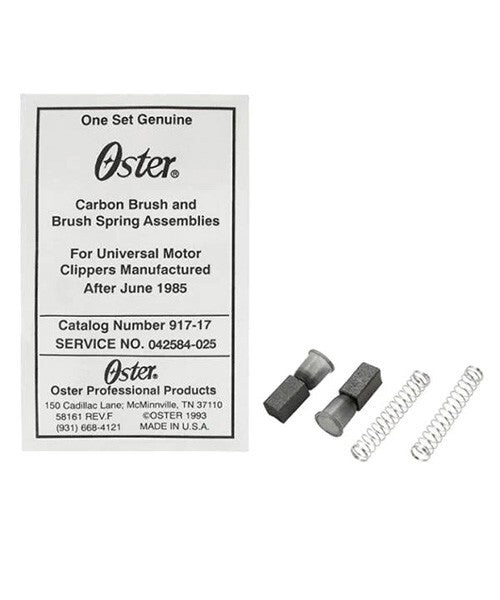 Solid Spare Genuine Oster Pro 42584025000 Clipper Carbon Brush and Spring Assembly 917-17