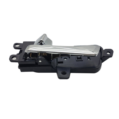 Interior Door Handle For 2011-2015 Hyundai Sonata Left Driver Side Black Chrome