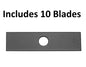 Solid Spare 10 PACK - Oregon 40-139 Edger Blade, 8" X 1" X .120"