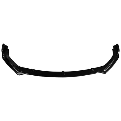 Glossy Black Front Bumper Lip Splitter Chin For 2018-2024 Infiniti Q50 Luxe Base