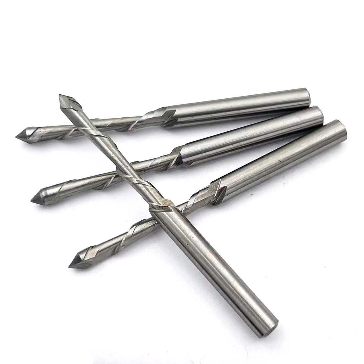 12Pcs Drywall Cut Out Bit 3/16" Guided Point Router Bits Rotary Tool Saw Bit