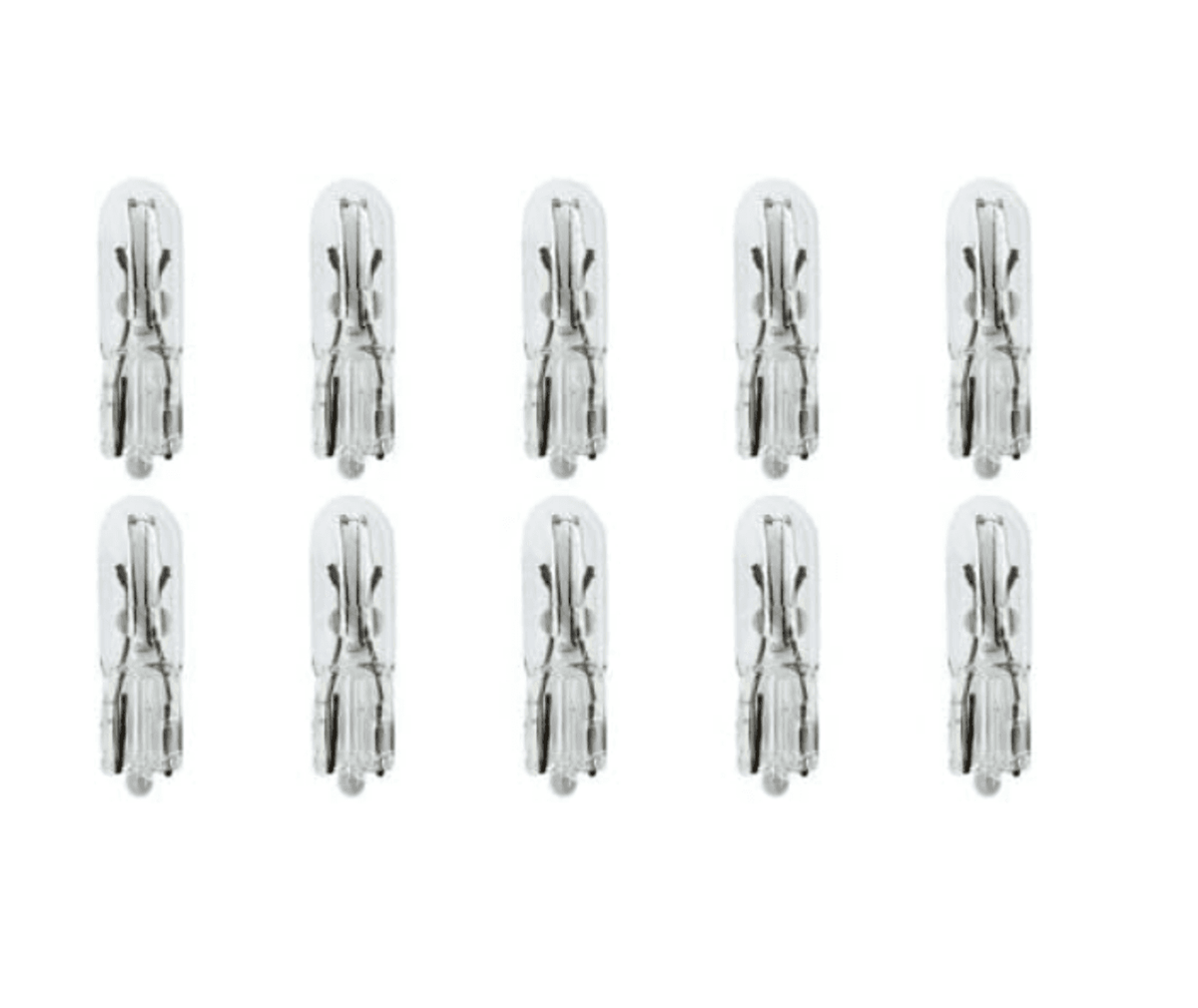 Solid Spare CEC Industries E73 Bulbs, 14 V, 1.12 W, W2x4.6d Base, T-1.5 shape (Box of 10)