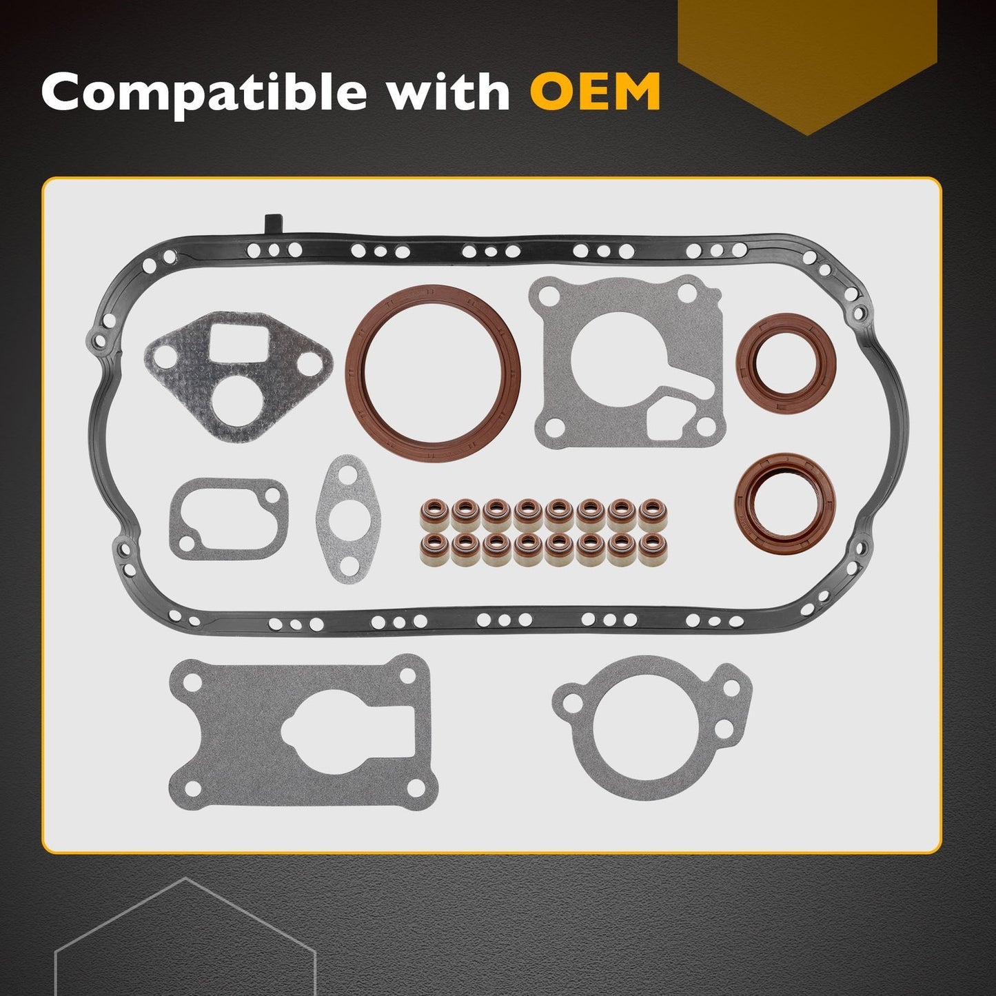 HS9123PT MLS Cylinder Head Gasket Set For 88-95 Honda Civic CRX 1.5L 1.6L CS9123