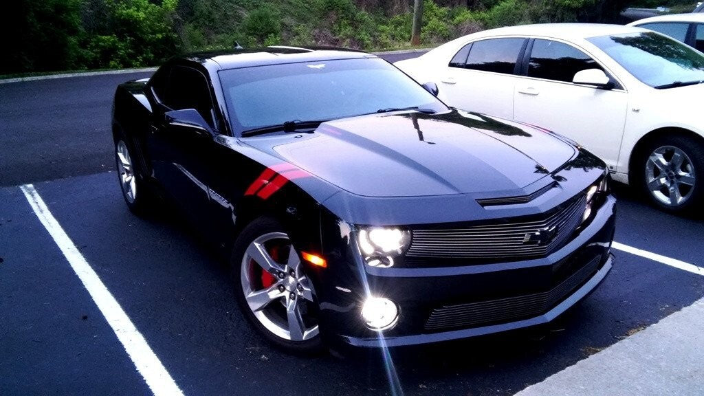 3" Dual Fender Stripe Hash Mark Stripe Decal Graphic Kit For Chevy Camaro