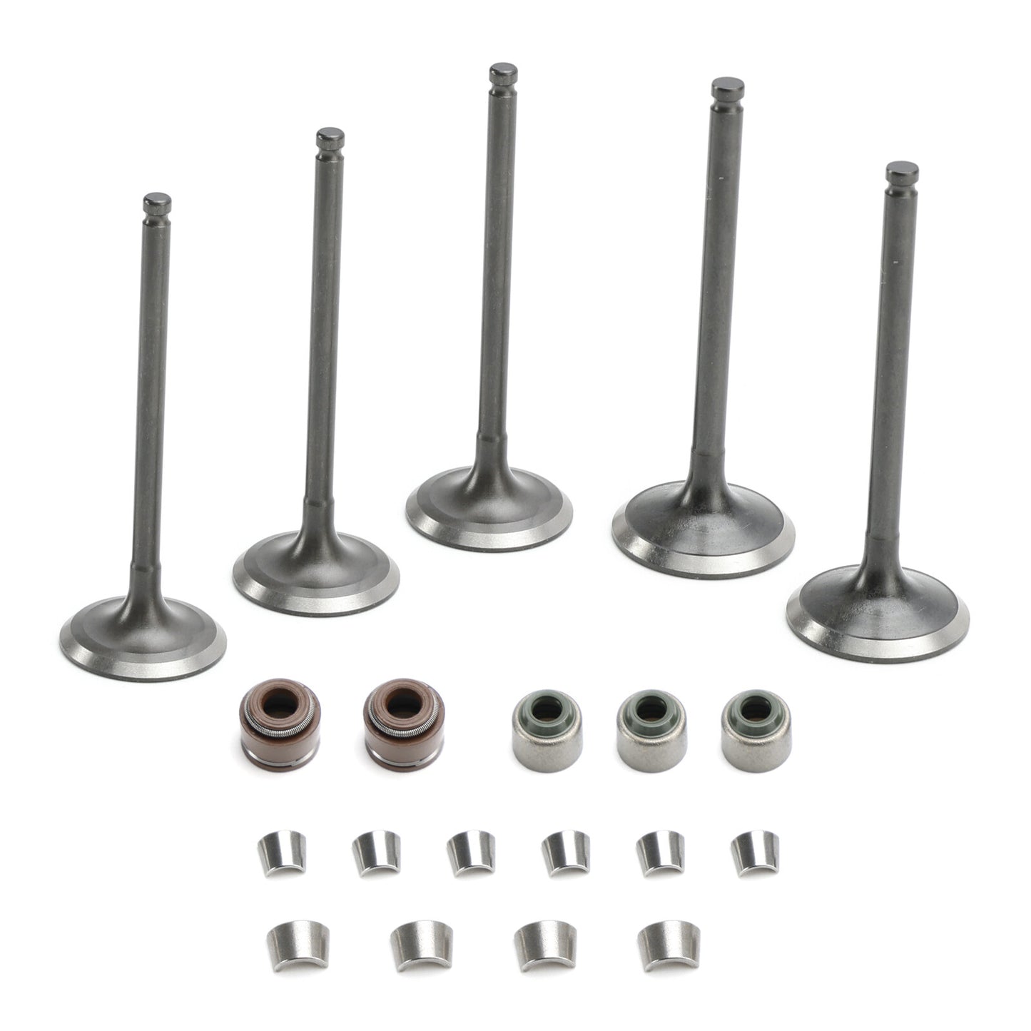 Head Intake & Exhaust Valves Seals Cotters For Yamaha YFZ 450 YFZ450 R 2004-2023