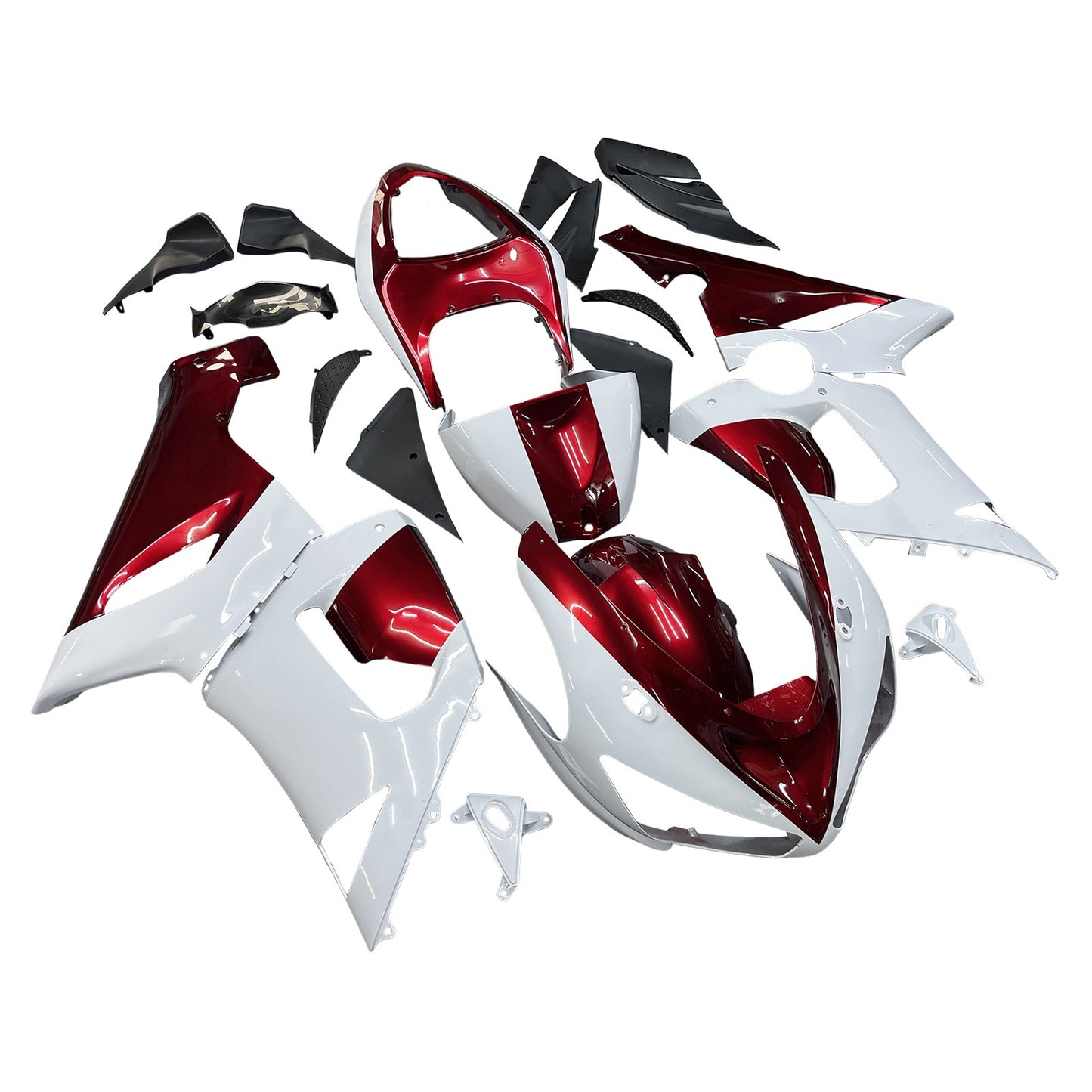 Amotopart Injection Fairing Kit Bodywork ABS For Kawasaki ZX6R 636 2005-2006 05`