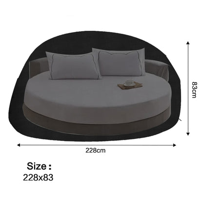 Waterproof Heavy Outdoor Sofa  Furniture Cover Day Bed Garden Patio Round