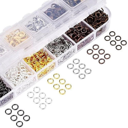 960pcs Jewelry Making Kit Jump Ring Plier Necklace Repair DIY Craft Supplies Set