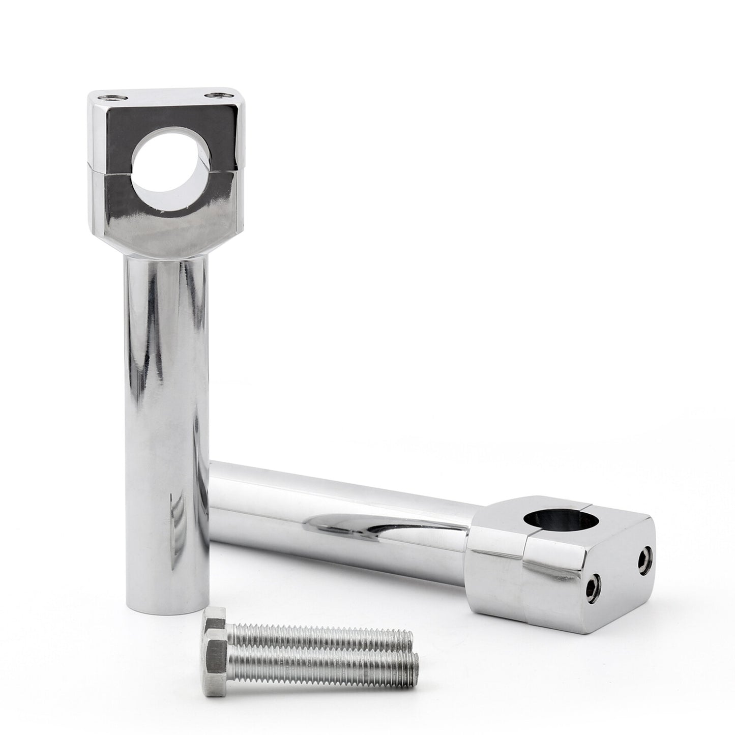 6" Motorcycle Handlebar Handle Riser Set Fit For 1" Bar Chrome