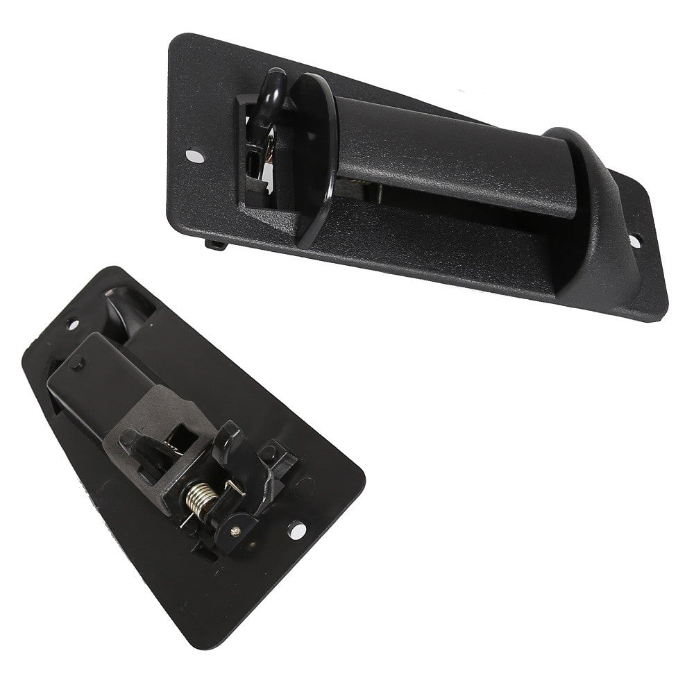 Solid Spare Door Handle Pair Rear Outside For 99-07 Chevy Silverado/GMC Sierra Extended Cab