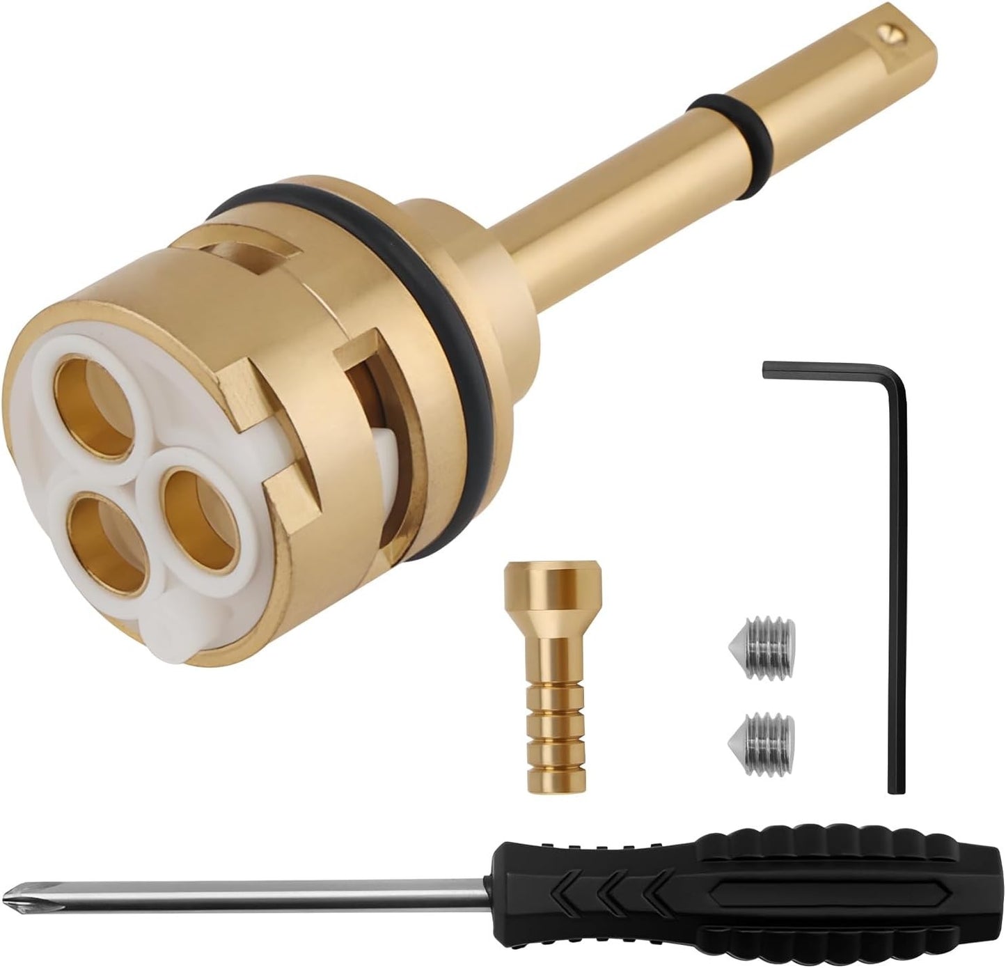 RP71718 3-Function Non-Shared Diverter Cartridge Kit For R11000 R22000 Brass