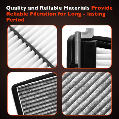 Premium Engine Cabin Air Filter Set For Kia Telluride Hyundai Santa Fe 3.8L 2.0L