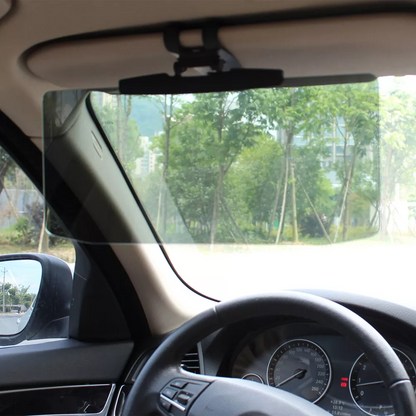 Car Automotive Sun Visor Extender Sunshade Protection Clip on Anti-Glare Gray