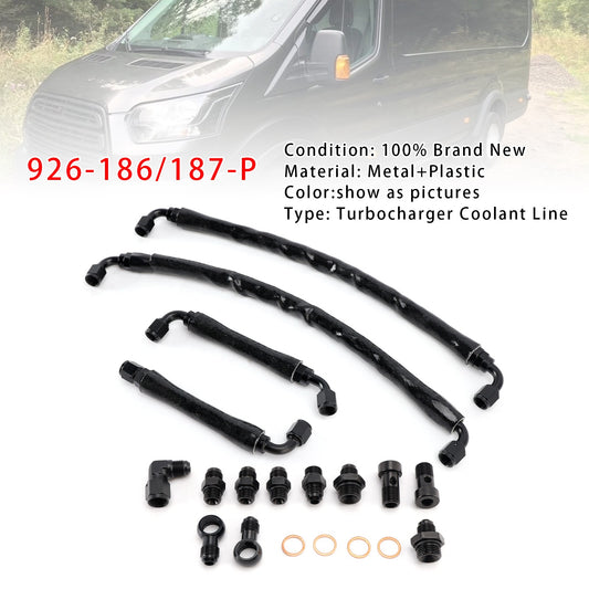 Turbocharger Coolant Line Upgrade Kit For Ford F-150 3.5L 2011-2016