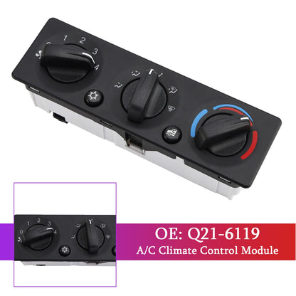 A/C Climate Control Module Panel Q21-6119 for Peterbilt Truck