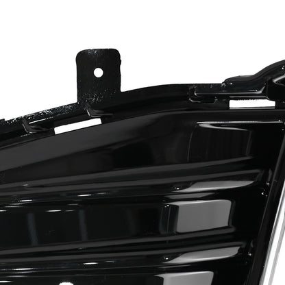 2Pcs Fog Light Cover For 2019-2024 Ford Edge Front Bumper Chrome Trim w/Bezel