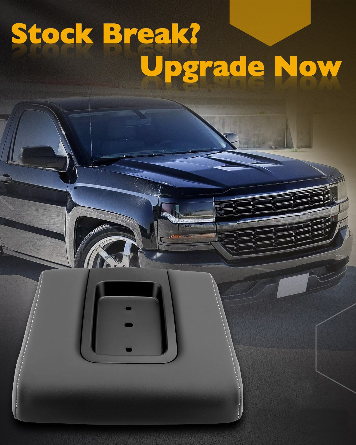 22881398 Center Console Armrest Lid For 14-20 Chevy Silverado GMC Yukon Cadillac