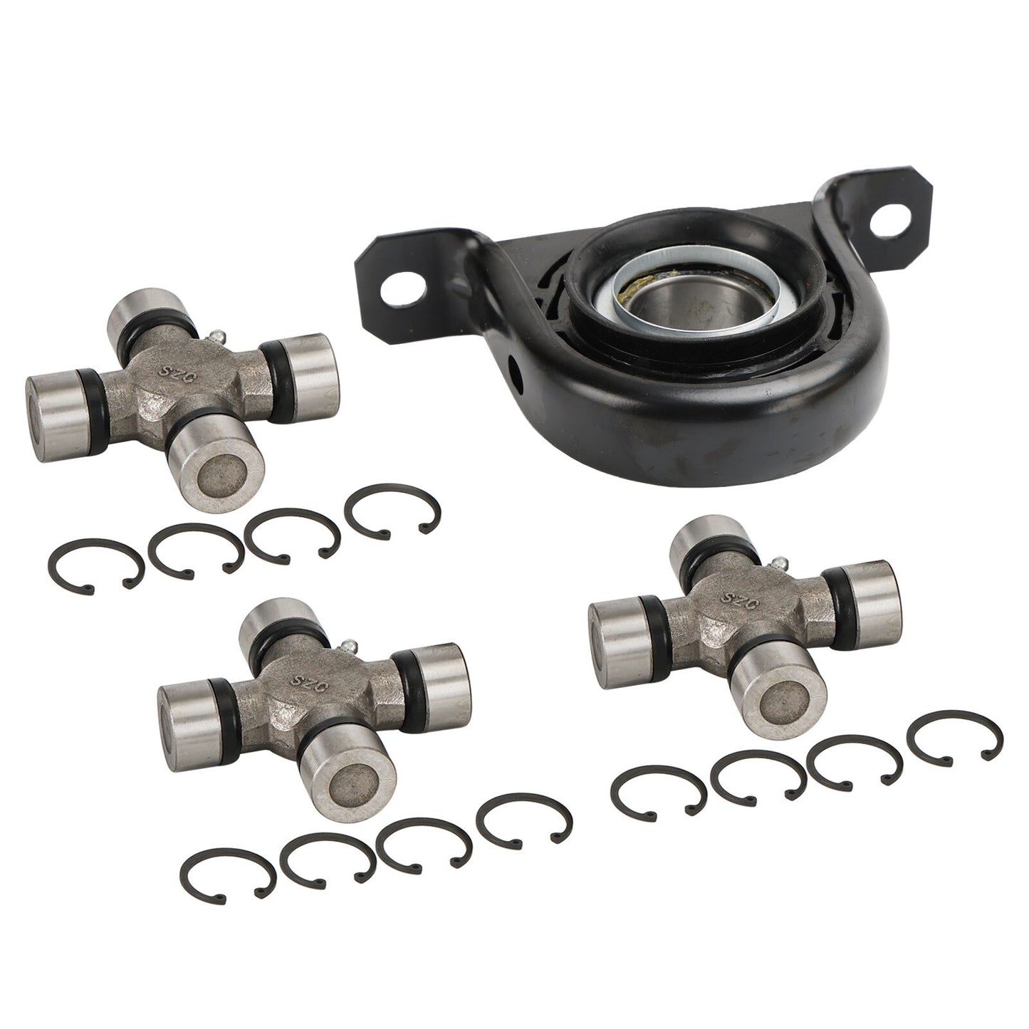Driveshaft Carrier Bearing and U Joint Kit For Ford F250 F350 Superduty 4WD