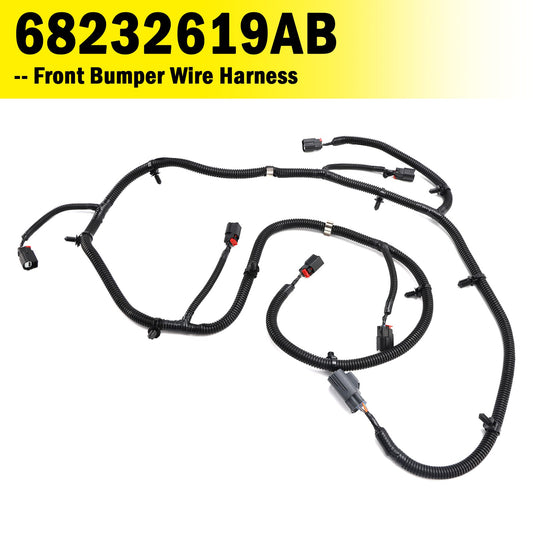 Front Bumper Wire Harness with Park Sensors for Ram 1500 2014-2024 68232619AB
