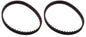 Solid Spare (2) Replacement Timing Belts 106XL031 Black Rubber 53 Tooth
