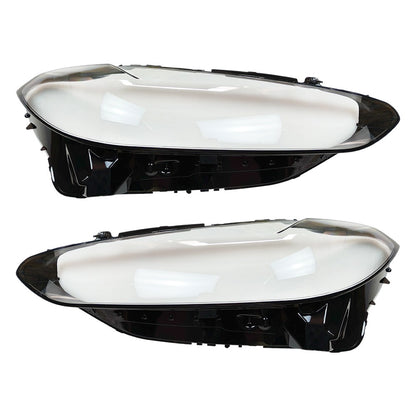 New A Pair Front Headlamp Lens Cover+Glue For 2020-2022 BMW 4 Series G22 G23