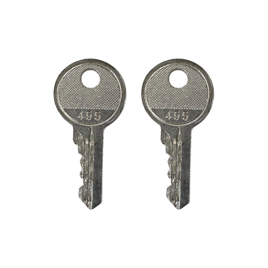 Solid Spare (2) Ignition Keys For Genie, Skyjack, Snorkel, JLG Hi Lifts - 104466