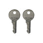 (2) Ignition Keys For Genie, Skyjack, Snorkel, JLG Hi Lifts -  104466
