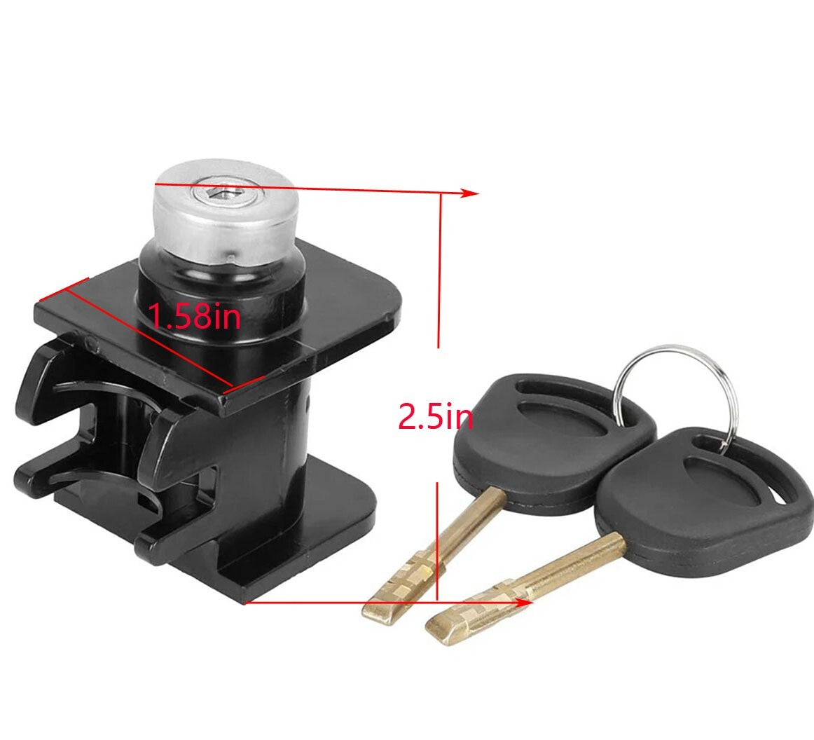 Engine Hood Bonnet Lock Latch Catch Cylinder w/ 2 Key for Ford Transit Connect