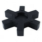 Solid Spare L225 Solid Type Flexible Rubber Spider Center Insert For L Jaw Coupling Set