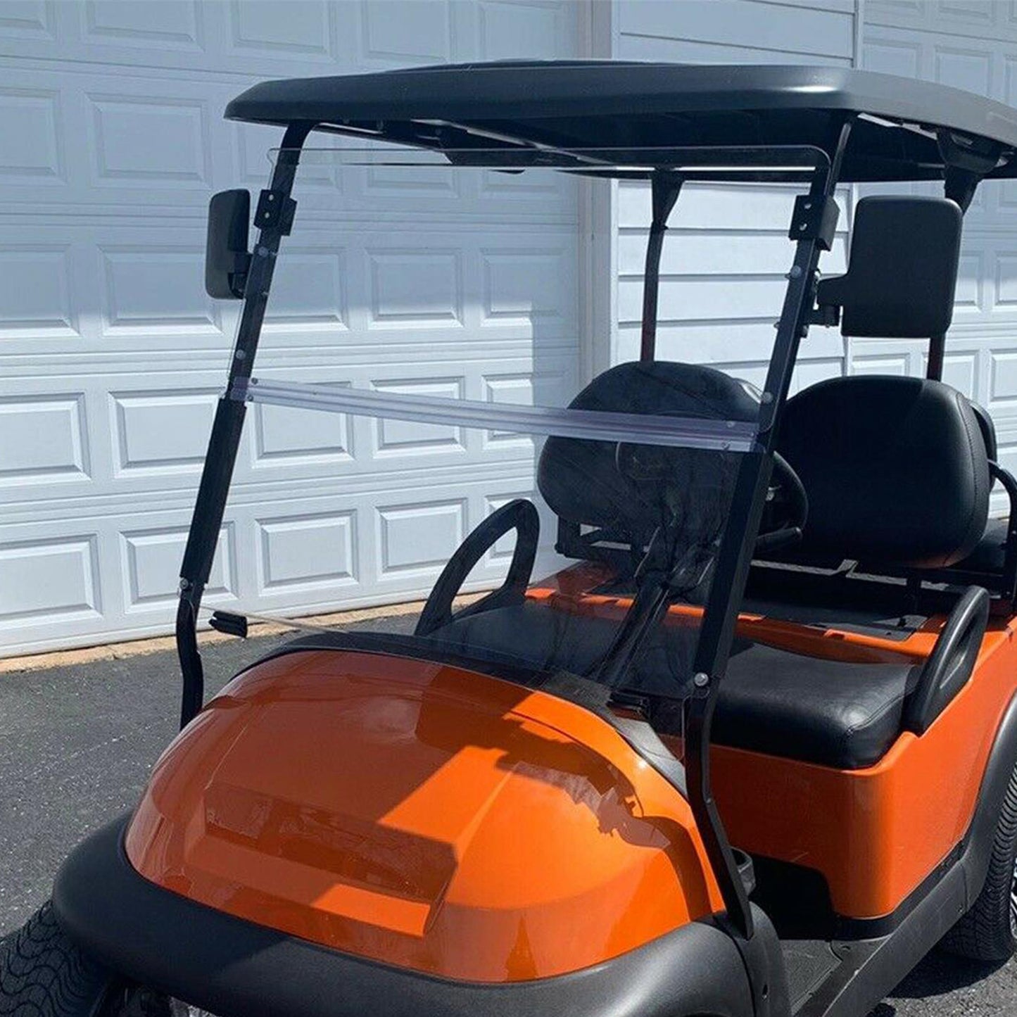 Solid Spare Windshield Clear For Club Car Precedent 2004-up 2024 Golf Cart Fold Windscreen