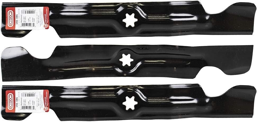 Solid Spare 3 PACK Oregon 198-086 Mower Blade 17-7/8", 1000 Series