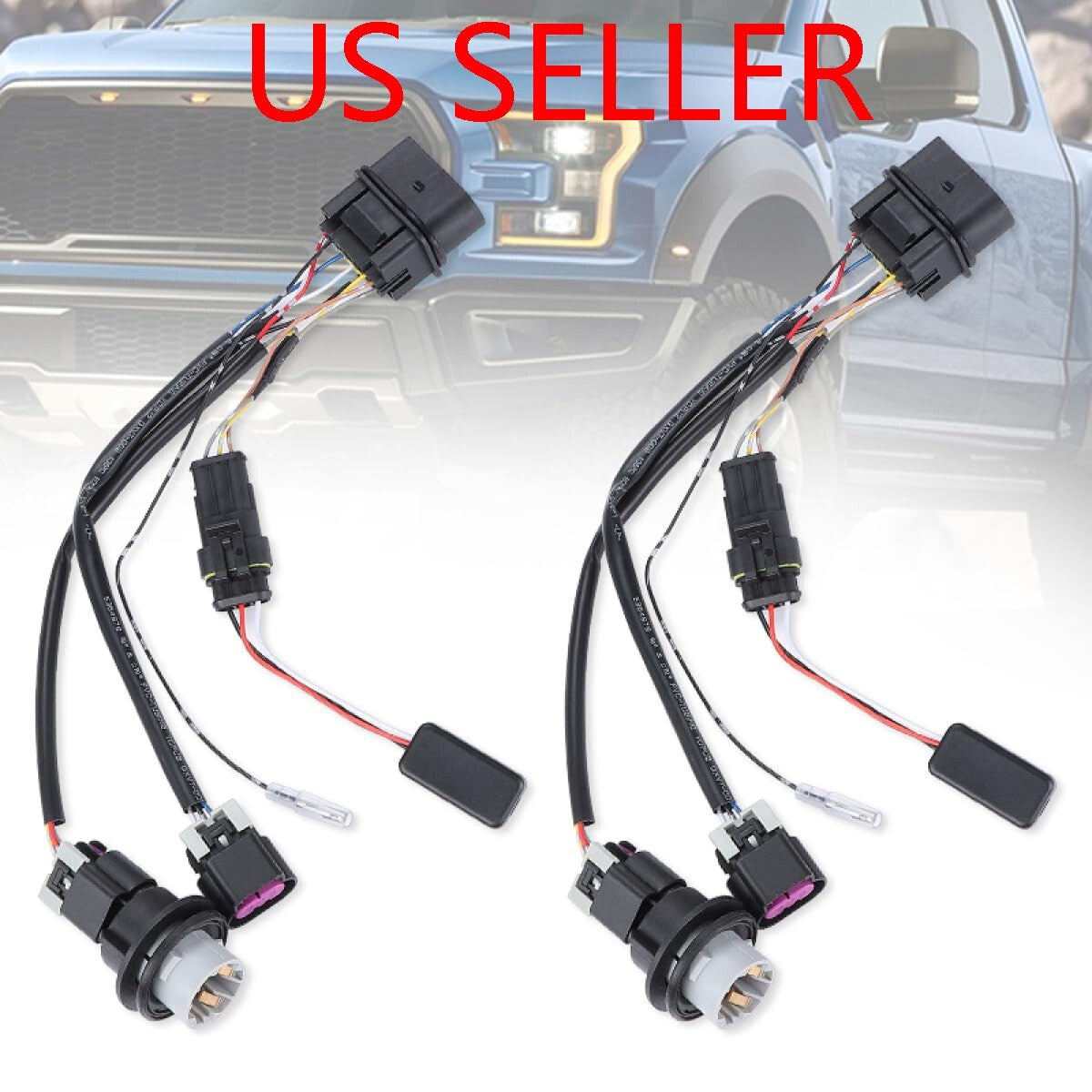 Stock Projector Headlight Converter Wiring harness For 2013-18 Ram 1500 810003