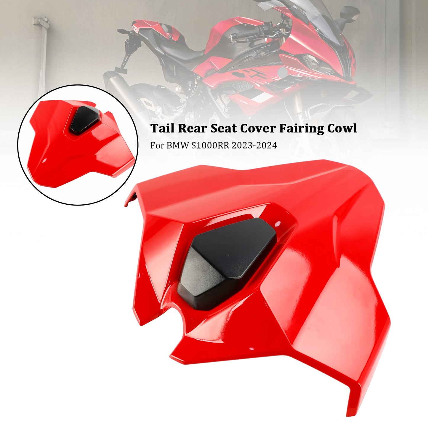 Tail Rear Seat Cover Fairing Cowl For BMW S1000RR 2023-2024 Red