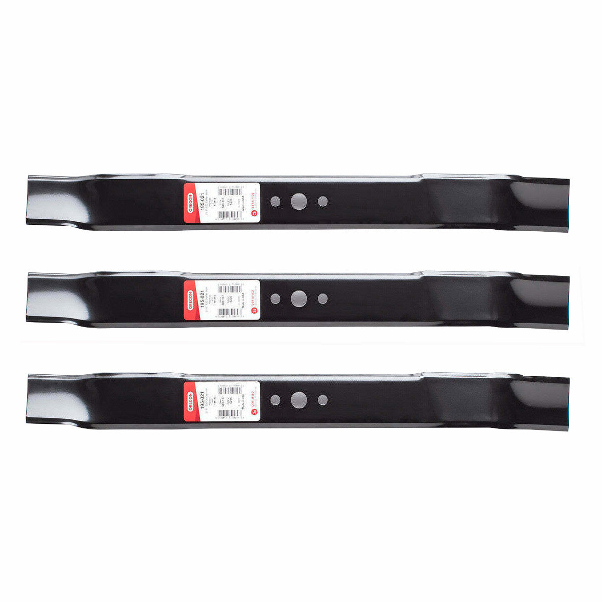 Solid Spare (3) Oregon 195-021 Mower Mulching Blade 21-3/4" For 33256 133348 14114